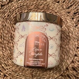 NWT BBW  Life's a Fairytale 3 wick Candle